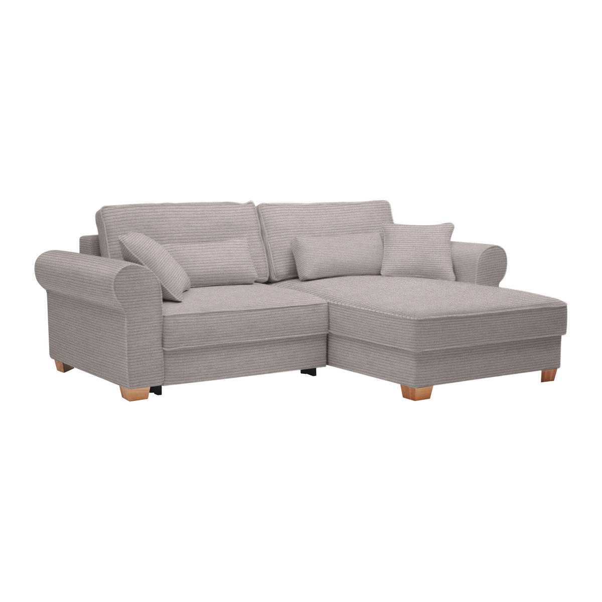HÖRNSOFFA i taupe  - taupe, Modern, trämaterial/trä (255/185cm) - MID.YOU