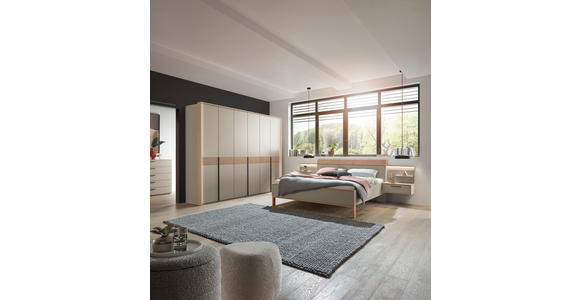 DREHTÜRENSCHRANK  in Taupe, Eichefarben  - Taupe/Eichefarben, Design, Holz/Holzwerkstoff (299,2/229,4/59,5cm) - Dieter Knoll