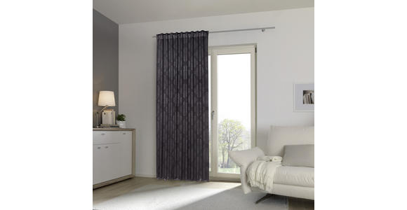 FERTIGVORHANG black-out (lichtundurchlässig) - Schwarz, KONVENTIONELL, Textil (135/245cm) - Boxxx