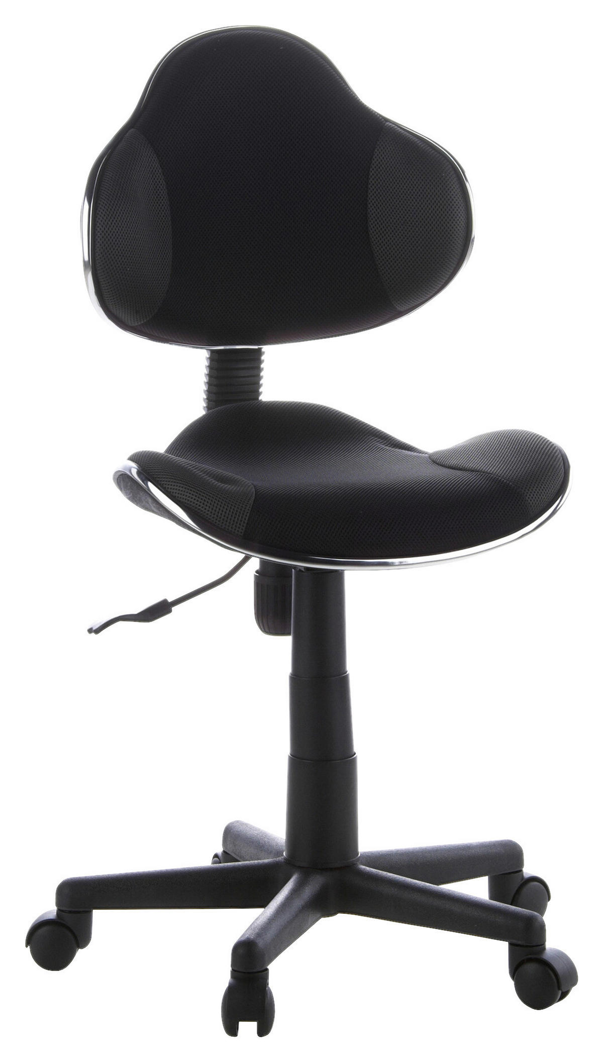 JUGENDDREHSTUHL Grau, Schwarz  - Schwarz/Grau, Basics, Kunststoff (45/86-101/42cm) - MID.YOU