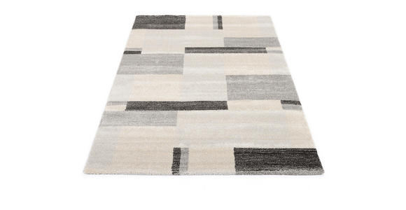 WEBTEPPICH 65/130 cm Palazzo Bloc Grau  - Grau, Design, Textil (65/130cm) - Novel