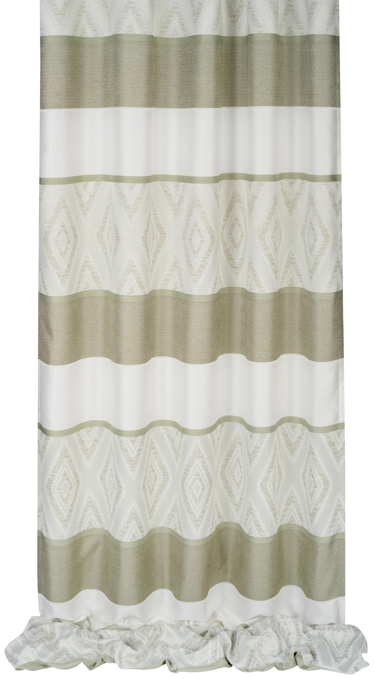 DEKOSTOFF per lfm halbtransparent  - Grün, KONVENTIONELL, Textil (140cm) - Esposa