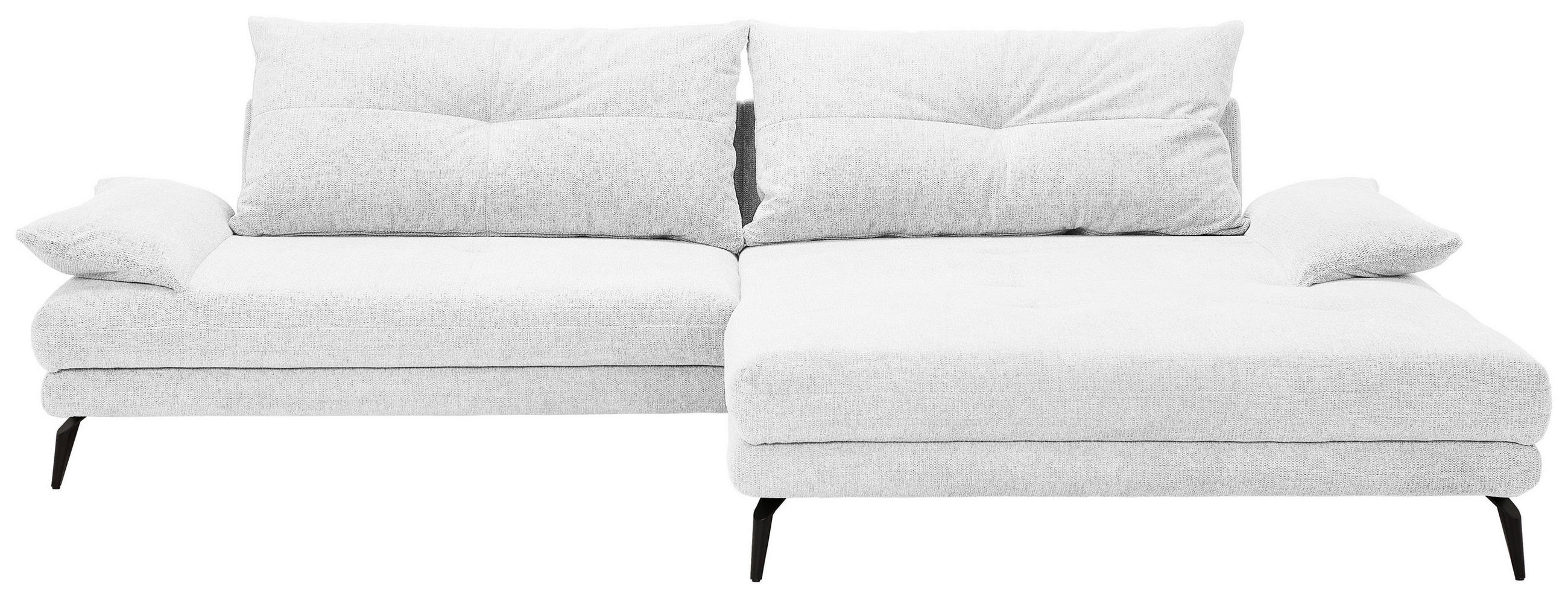 HÖRNSOFFA i flatväv naturfärgad  - svart/naturfärgad, Klassisk, metall/textil (294/176cm) - MID.YOU