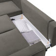 ECKSOFA in Velours Greige  - Greige/Schwarz, KONVENTIONELL, Holz/Textil (161/260cm) - Carryhome