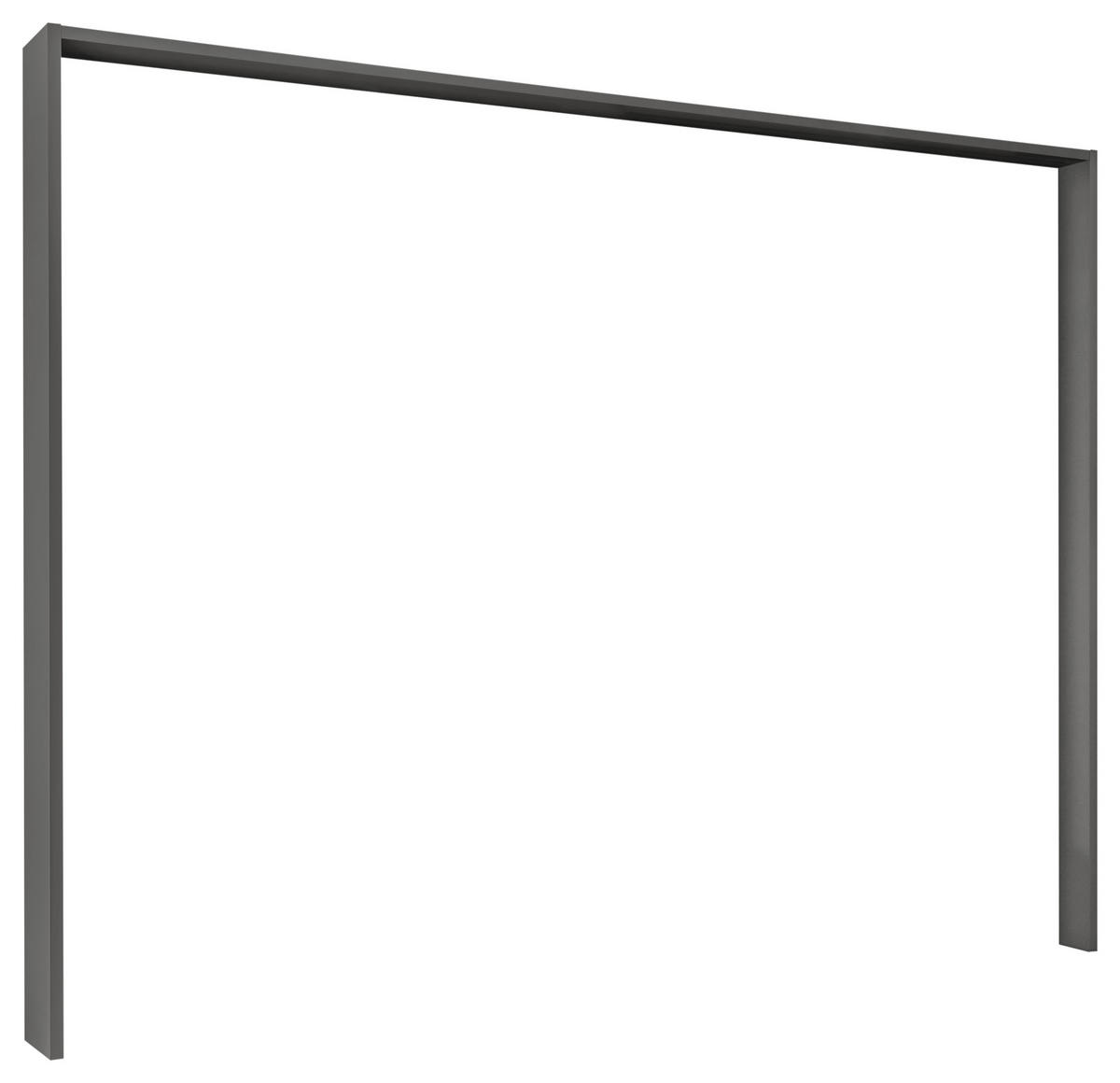 PASSEPARTOUTRAHMEN 280/215/23 cm   - Graphitfarben, Konventionell, Holzwerkstoff (280/215/23cm) - Ti'me