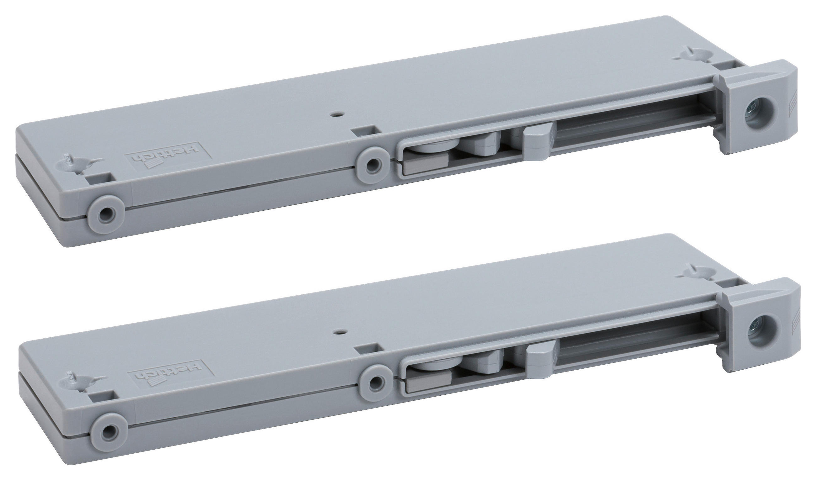 TÜRDÄMPFER   - Grau, Design, Kunststoff (17,5/4,7/1cm) - Hom`in