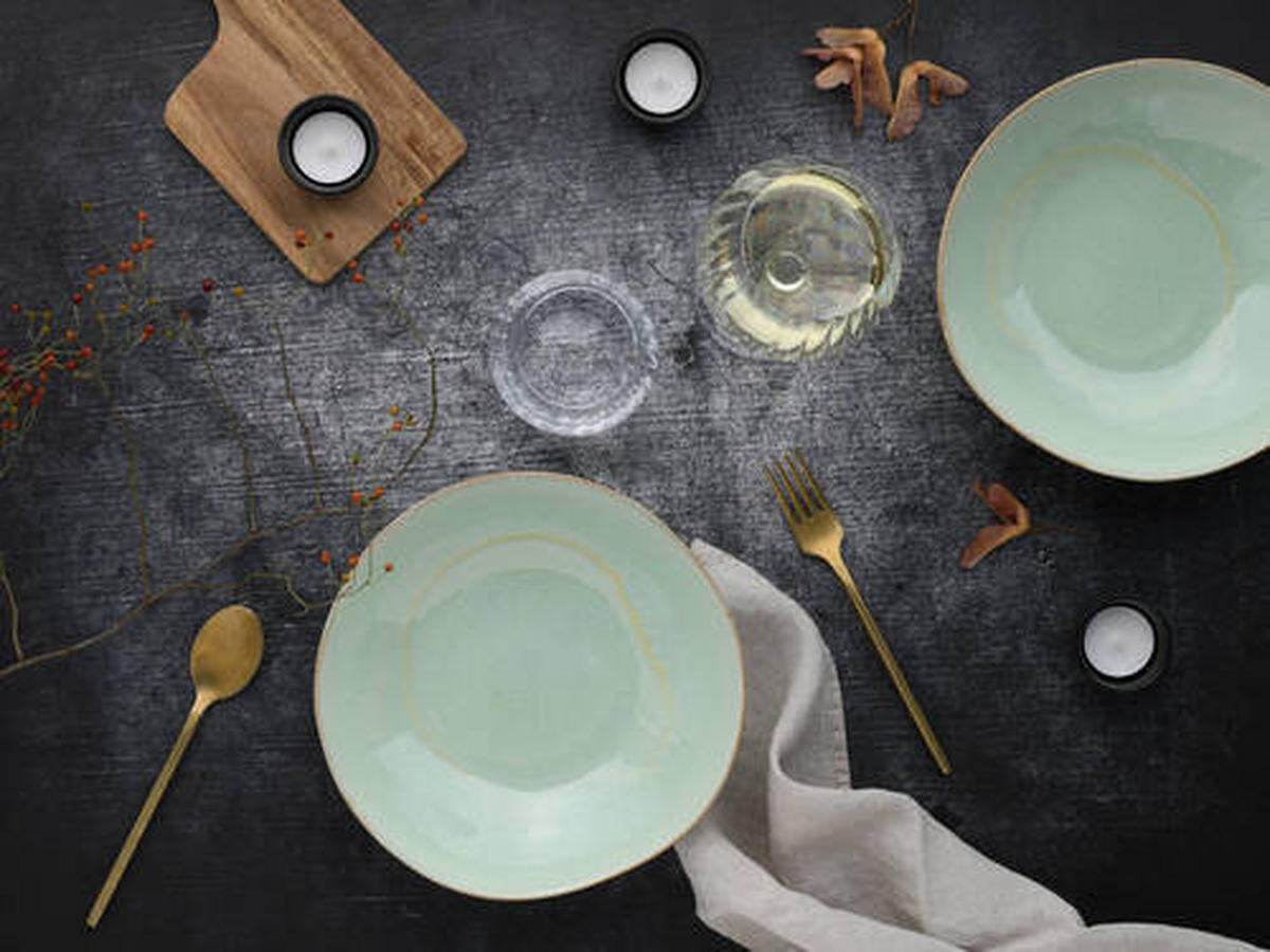 SKÅLSET 2 delar   - salviagrön, Trend, keramik - Creatable