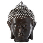 BUDDHAKOPF 11,5/16/11 cm  - Multicolor, Basics, Kunststoff (11,5/16/11cm) - Ambia Home