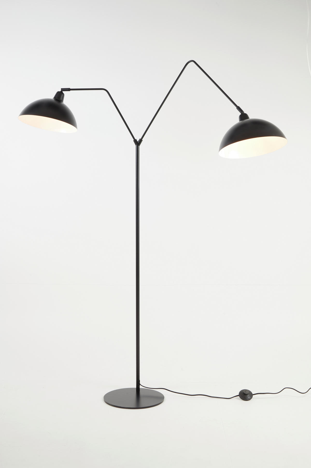 STEHLEUCHTE  31/180/140 cm   - Schwarz, Basics, Metall (31/180/140cm) - Light & Living