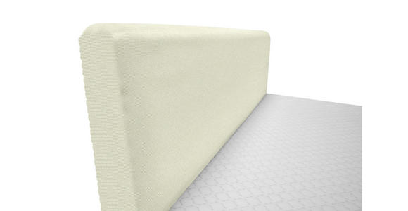 BOXBETT 160/200 cm in Creme - Creme/Schwarz, Design, Holz/Holzwerkstoff (160/200cm) - Xora