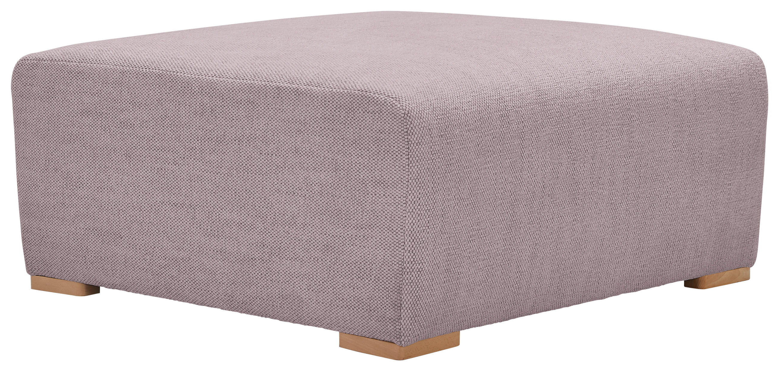 HOCKER in Textil Altrosa - Buchefarben/Altrosa, Konventionell, Holz/Textil (101/44/92cm) - Livetastic