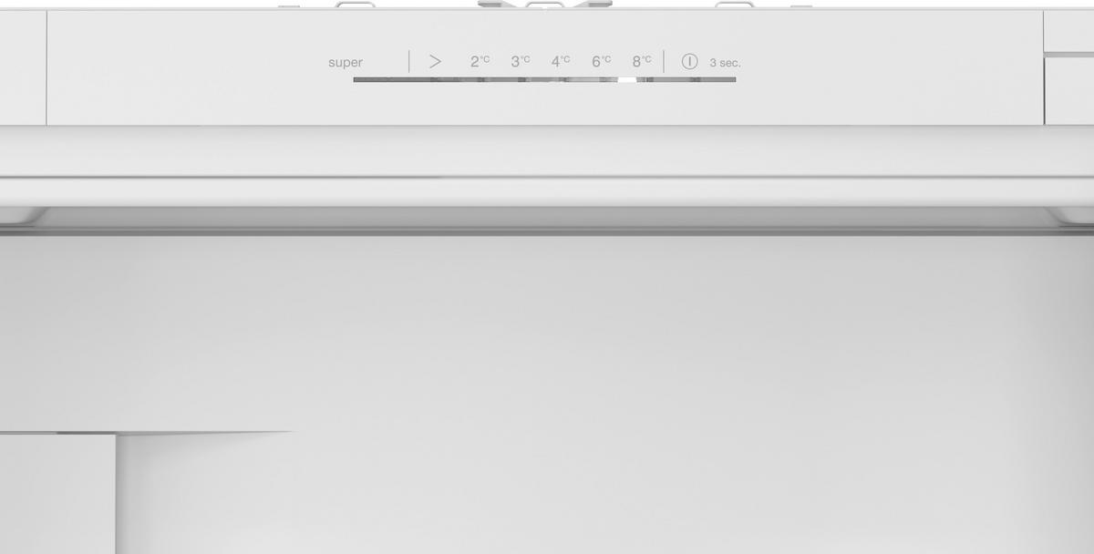 KÜHLSCHRANK 54,1/177,2/54,8 cm KI82LNSE0  - Weiß, Basics, Glas/Metall (54,1/177,2/54,8cm) - Siemens