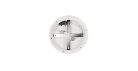 LED-DECKENLEUCHTE 40/9 cm   - Chromfarben/Weiß, LIFESTYLE, Kunststoff/Metall (40/9cm) - Novel