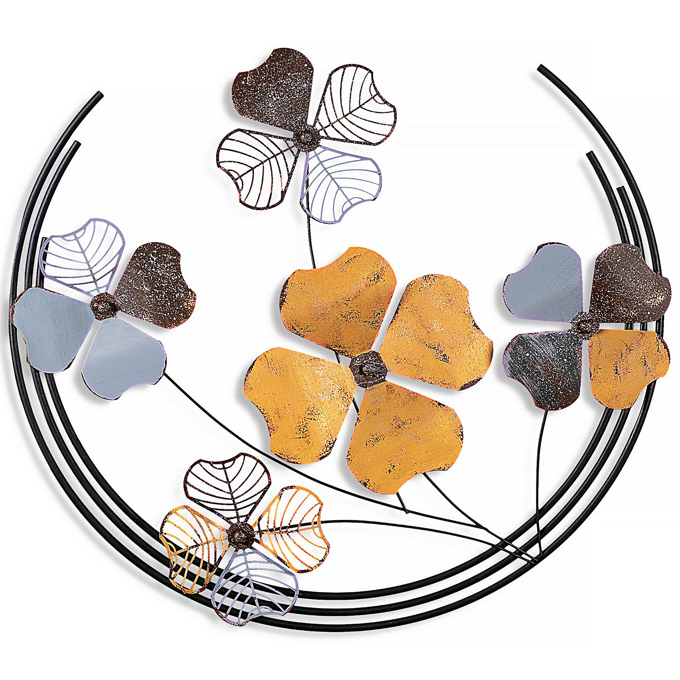 METALLBILD  - Multicolor, Basics, Metall (70/62cm)