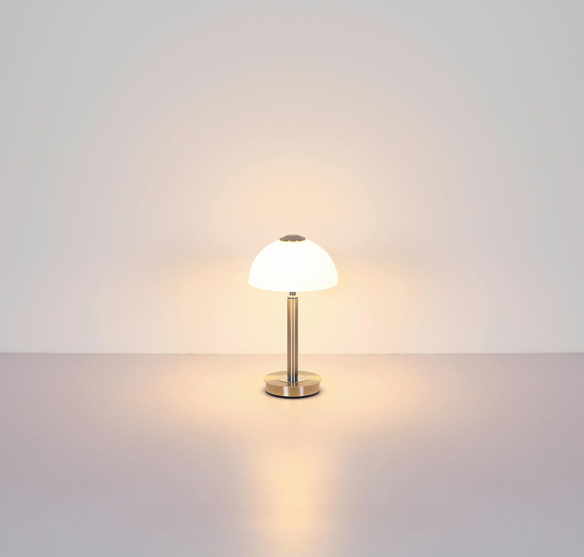 STOLNÍ LED LAMPA, dotykový stmívač, 25/45 cm  - bílá/černá, Basics, kov/plast (25/45cm) - Globo