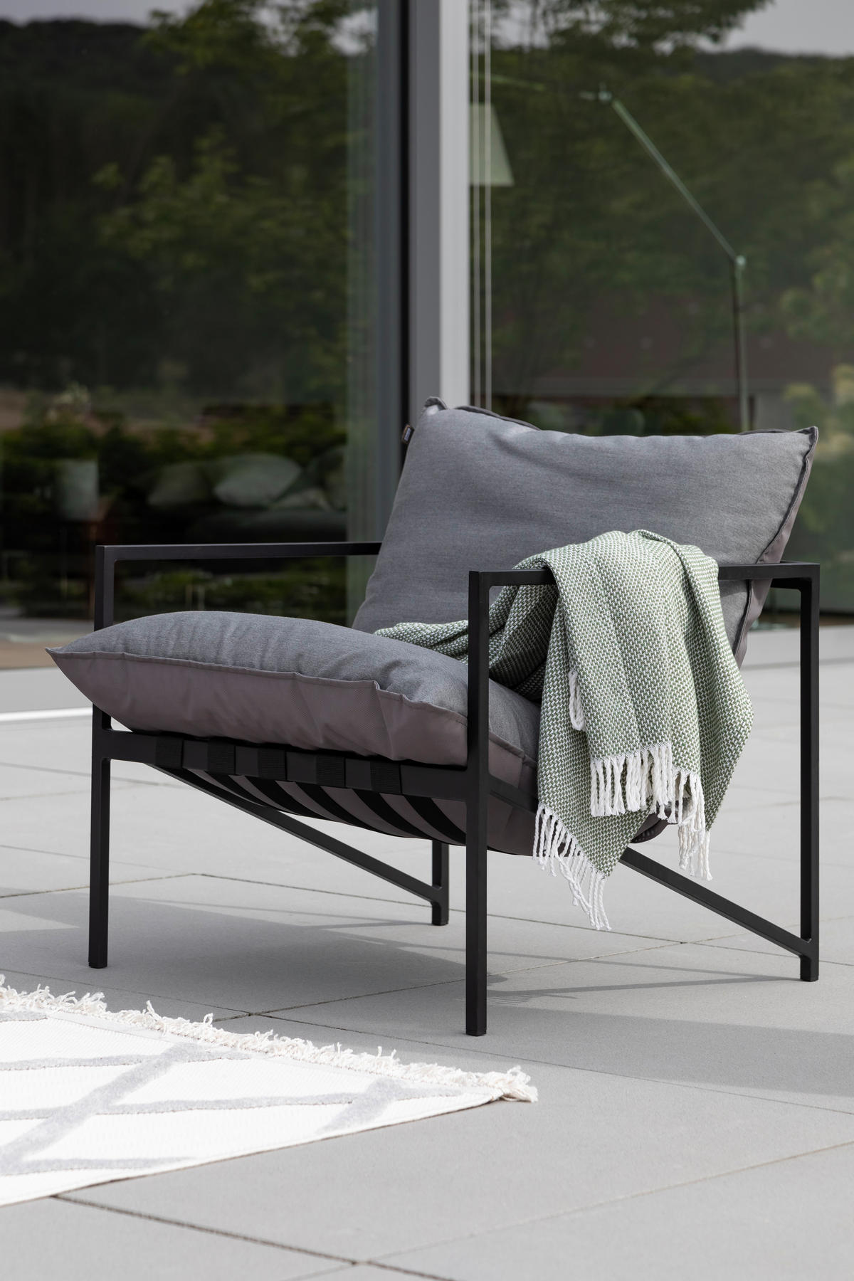WEBTEPPICH 200/290 cm Summer Grau rechteckig  - Grau, Basics, Kunststoff/Textil (200/290cm) - Schöner Wohnen