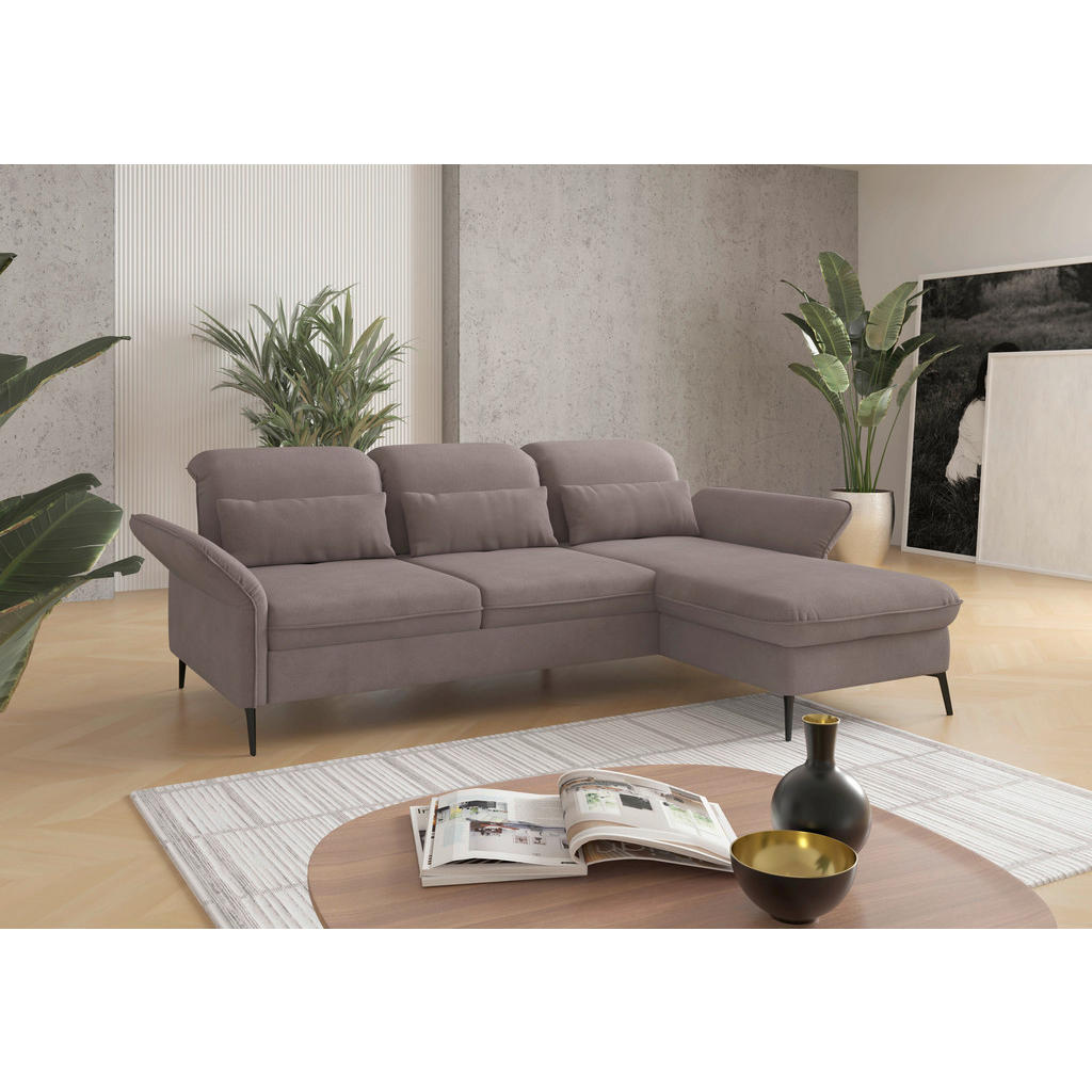 Sit & More ROHOVÁ SEDAČKA, textil, taupe