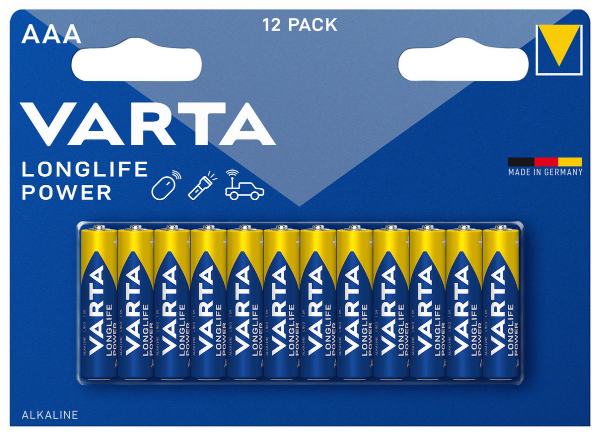 BATTERIE - Basics (16,7/12/1,2cm) - Varta
