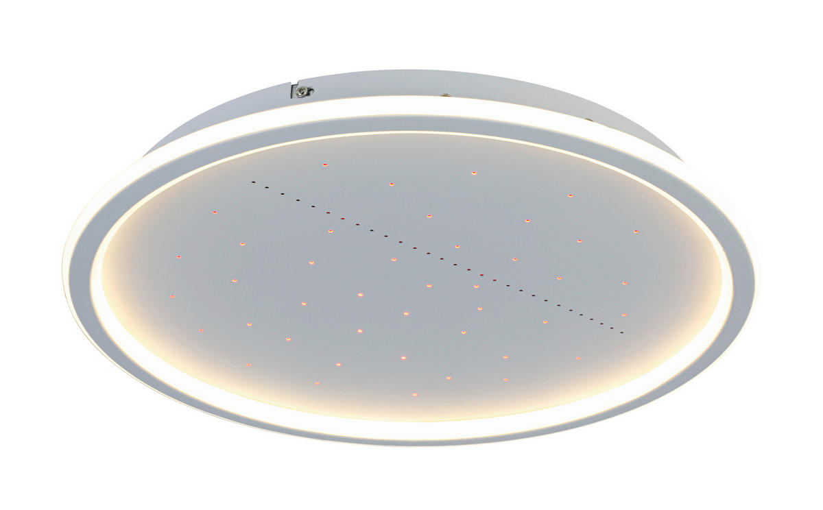 LED-DECKENLEUCHTE Kettering 45/5,5 cm   - Weiß, Trend, Kunststoff/Metall (45/5,5cm) - Novel