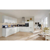 EINBAUKÜCHE CASPER  - Weiß, ROMANTIK / LANDHAUS, Holzwerkstoff - Celina