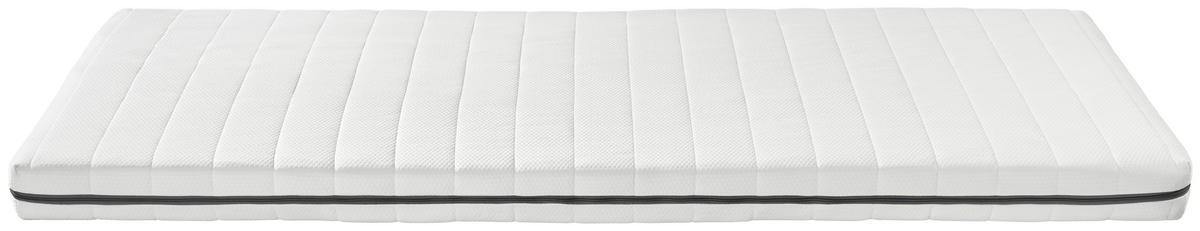 KINDERMATRATZE 90/200 cm, Höhe ca. 11 cm  - Weiß, Basics, Textil (90/200cm) - home24