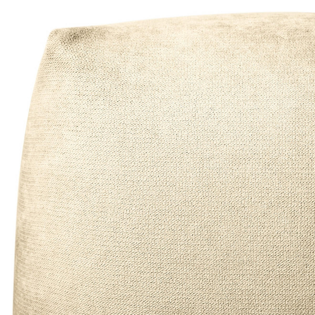 HOCKER in Textil Beige  - Beige/Schwarz, Modern, Kunststoff/Textil (102/41/52cm) - Trendmanufaktur