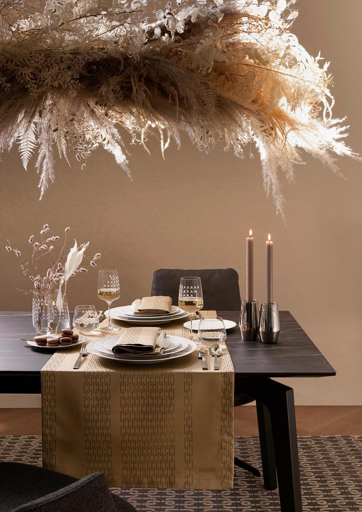 Serviette 2er-Set 50/50 cm   - Goldfarben, Basics, Textil (50/50cm) - Joop!