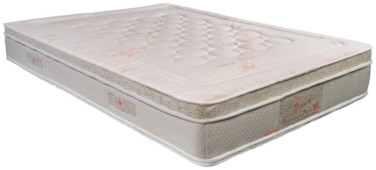 MATRAC 120/200 cm  - narancs/fehér, Modern, textil (120/200cm) - Novel