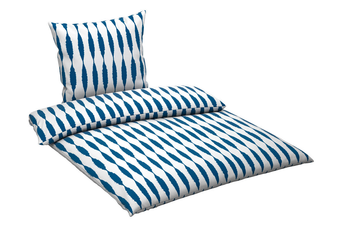 BETTWÄSCHE Voile 200/200 cm  - Blau, Textil (200/200cm) - Novel