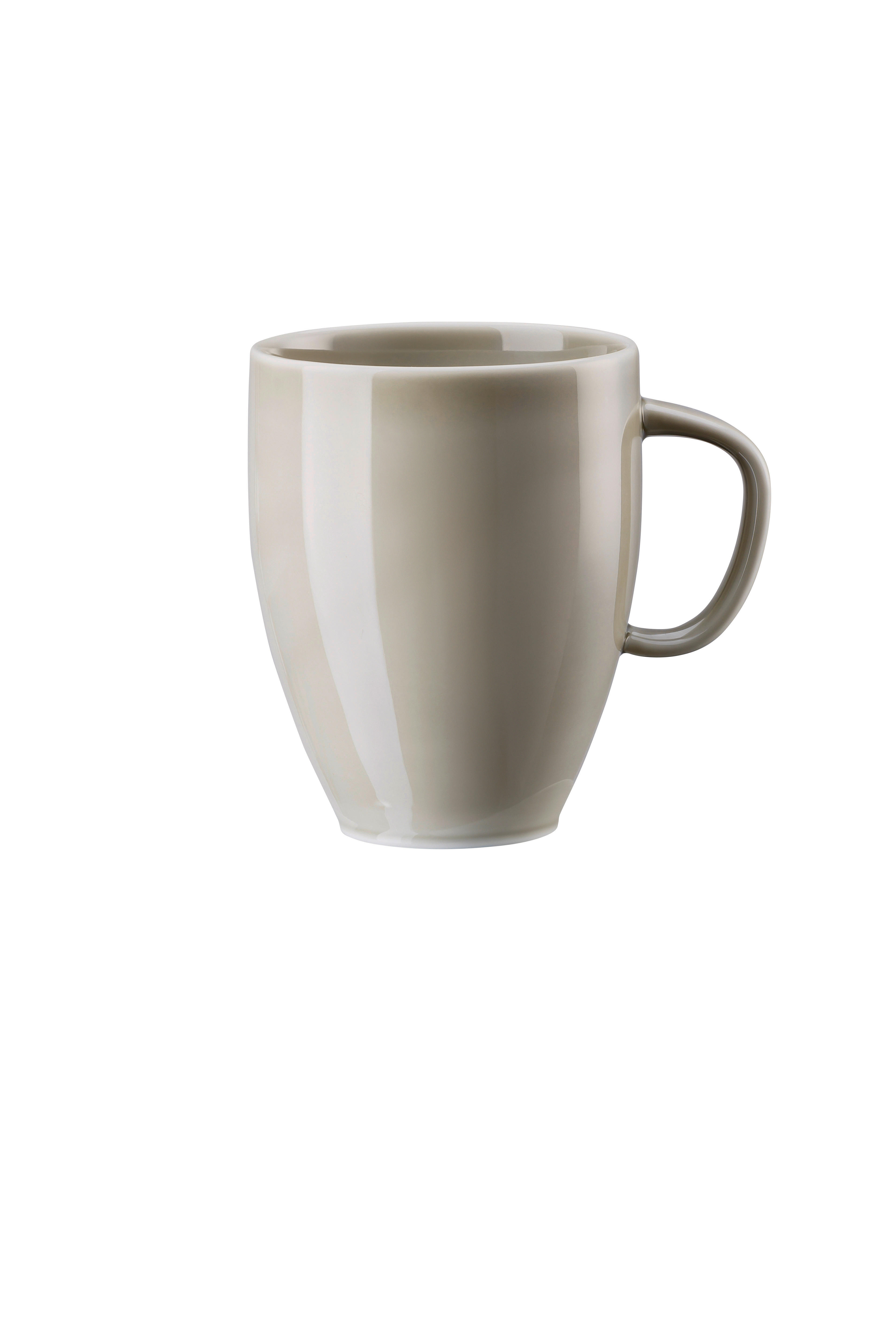 KAFFEEBECHER Junto Pearl Grey  380 ml   - Beige/Grau, LIFESTYLE, Keramik (0,38l) - Rosenthal