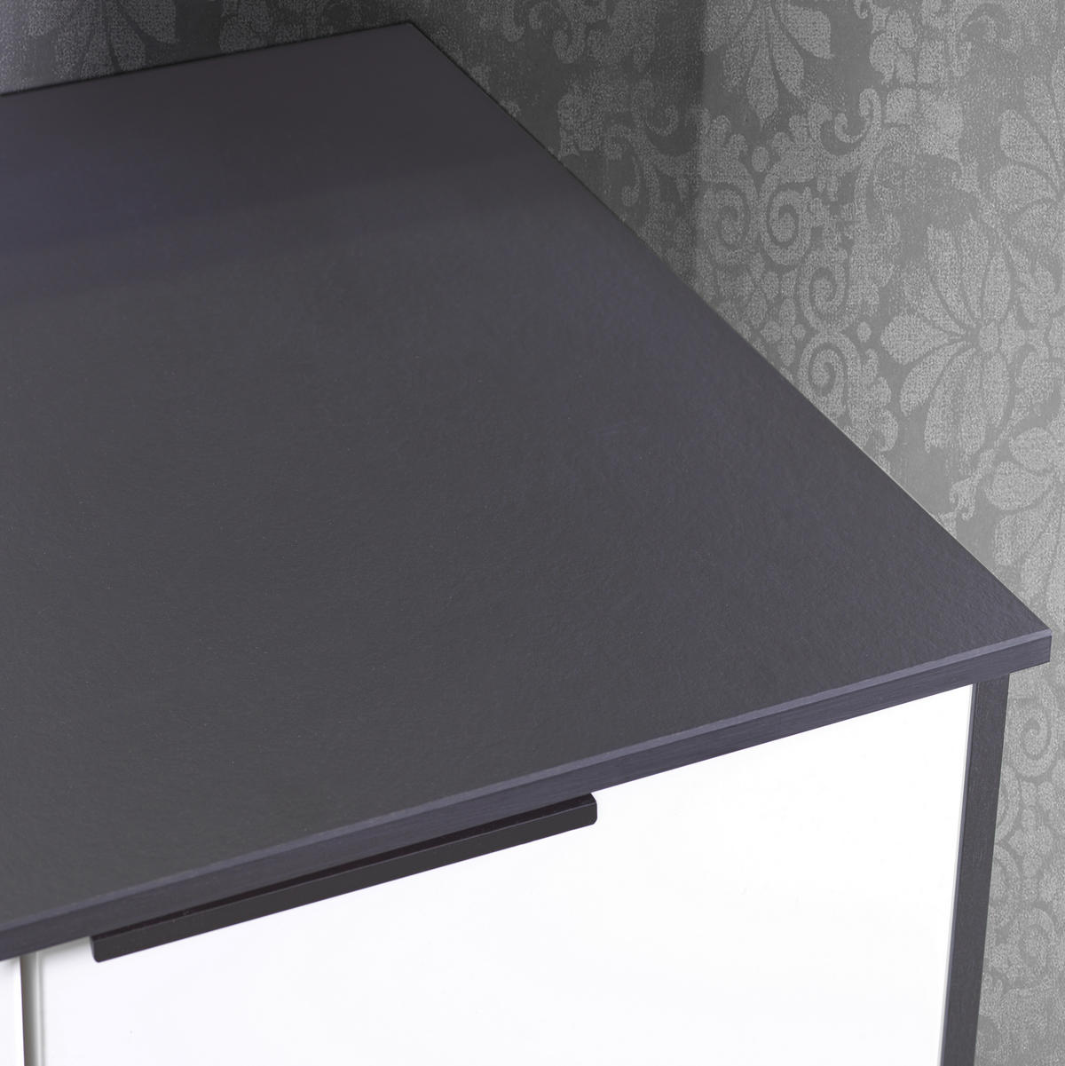 WASCHTISCHKOMBI 122 cm  - Weiß Hochglanz/Schwarz, KONVENTIONELL, Glas/Keramik (122cm) - Voleo