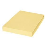 TOPPER-SPANNBETTTUCH Jersey  - Hellgelb, Basics, Textil (200/200/10cm) - Janine