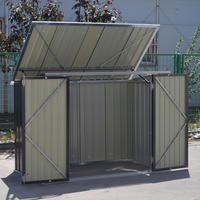 GERÄTESCHRANK 176/130/105 cm  - Anthrazit, MODERN, Metall (176/130/105cm) - Homezone