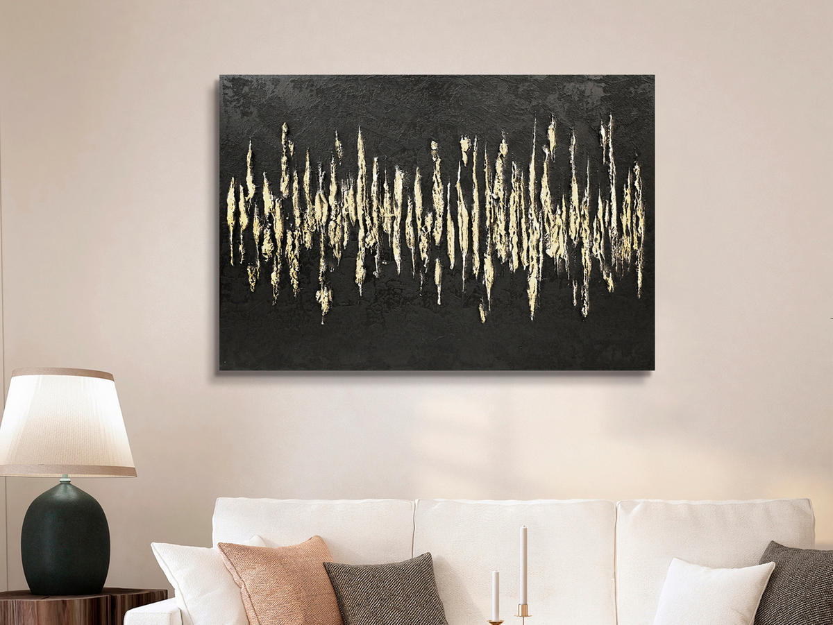 ÖLGEMÄLDE Abstraktes 118/80 cm  - Multicolor, Design, Holzwerkstoff/Textil (118/80cm) - Monee