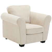 SESSEL in Chenille Beige  - Beige/Schwarz, KONVENTIONELL, Kunststoff/Textil (106/88/86cm) - Carryhome