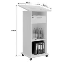 STEHPULT 60/50/120 cm  - Buchefarben, Basics, Holzwerkstoff (60/50/120cm) - MID.YOU