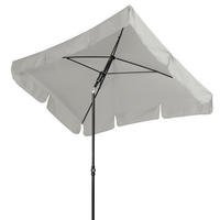SONNENSCHIRM  225/120 cm  - Anthrazit/Hellgrau, Basics, Textil/Metall (225/120cm) - Doppler