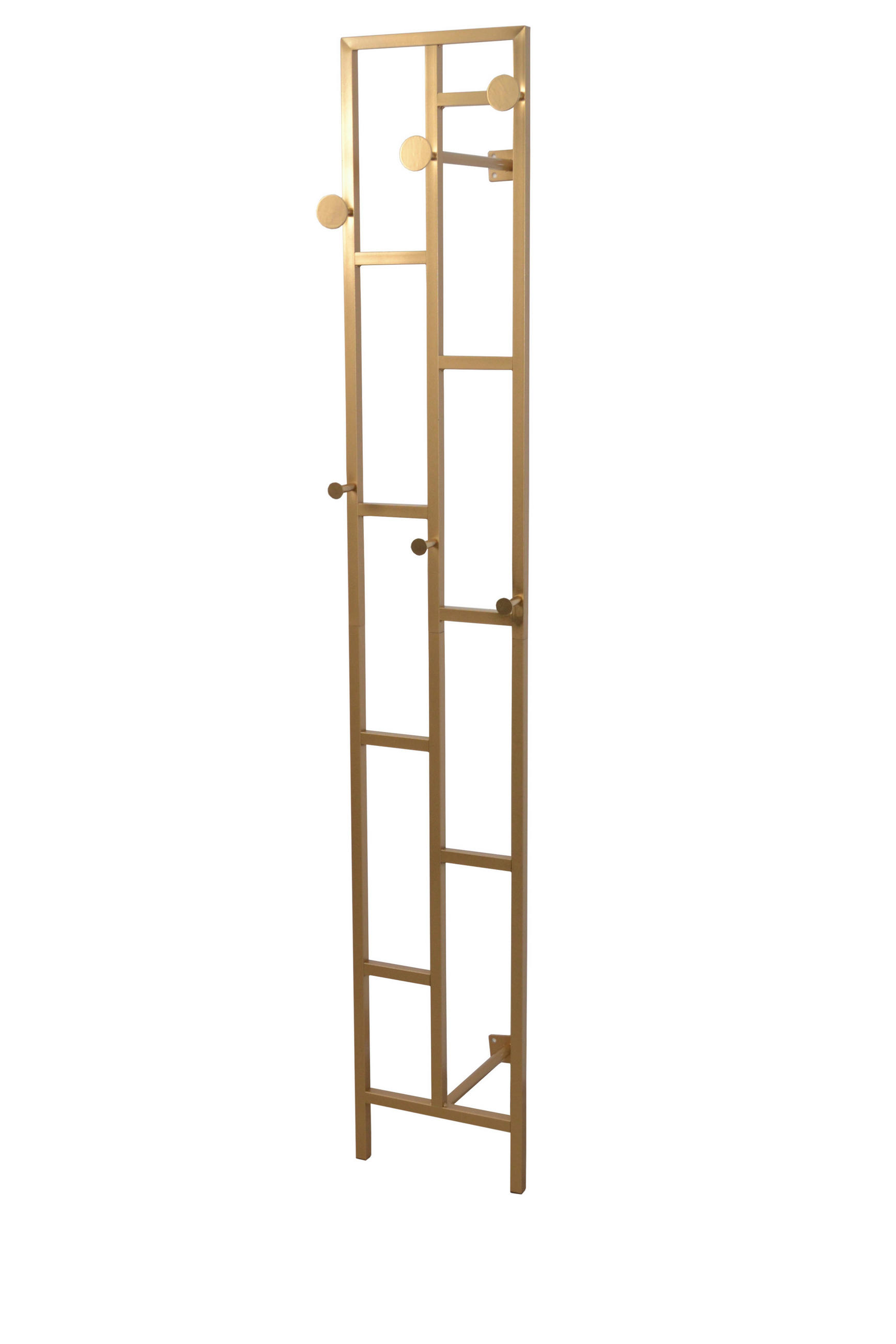 WANDGARDEROBE  in Goldfarben  - Goldfarben, Design, Metall (36/33,5/180cm) - MID.YOU