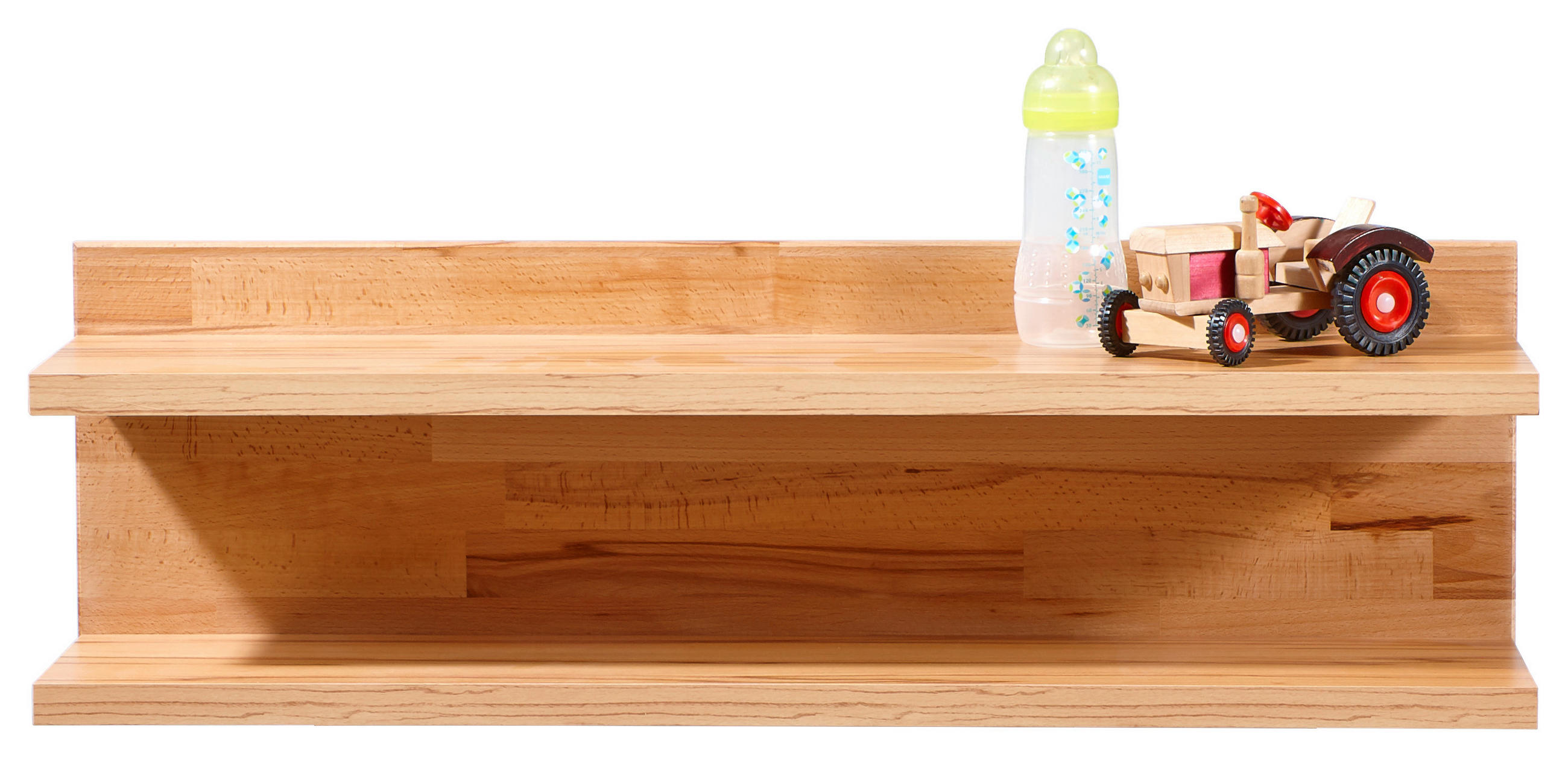 WANDBOARD Simone Kernbuche Naturfarben  - Naturfarben, KONVENTIONELL, Holz/Holzwerkstoff (90/28/21cm) - Jimmylee