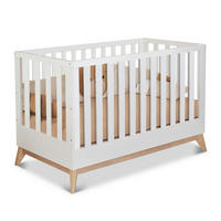 GITTERBETT VIGGO  144/76/94 cm   - Eichefarben/Weiß, Basics, Holzwerkstoff (144/76/94cm) - Jimmylee