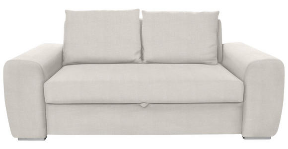 SCHLAFSOFA in Beige  - Chromfarben/Beige, Design, Holz/Textil (199/92/97cm) - Hom`in