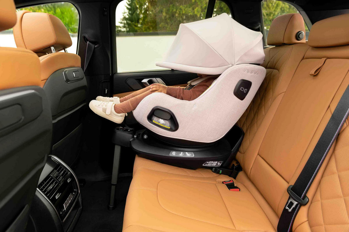 REBOARDER-KINDERSITZ PRUU aire  - Dunkelgrün/Beige, Basics, Kunststoff/Textil (46/45-80/71,5-76,5cm) - Nuna