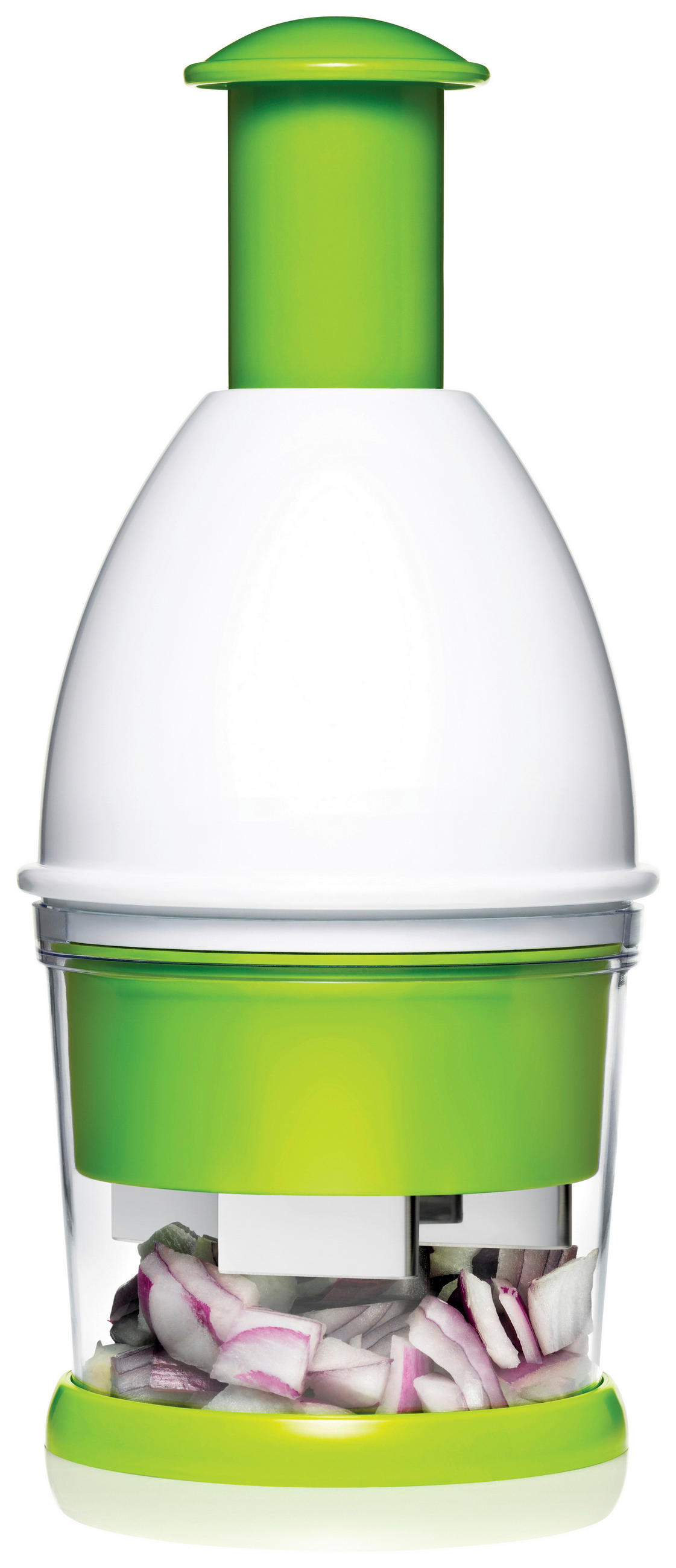 Tocător Universal - alb/verde, Basics, plastic/metal (9,8/22,5cm) - Homeware Profession.