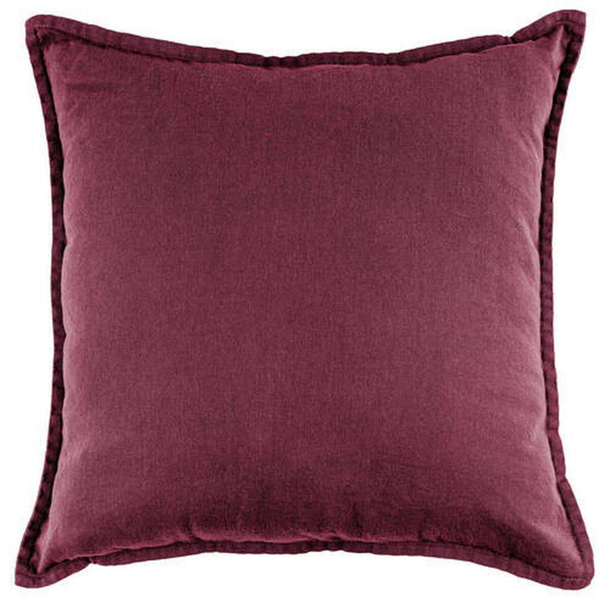 ZIERKISSEN    - Bordeaux, Textil (45/45cm)