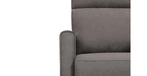 RELAXSESSEL Mikrofaser    - Schwarz/Grau, KONVENTIONELL, Kunststoff/Textil (73/105/93cm) - Xora