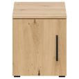 AUFSATZSCHRANK 30/35/40 cm  - Schwarz/Eiche Artisan, MODERN, Holzwerkstoff/Kunststoff (30/35/40cm) - Carryhome