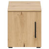 AUFSATZSCHRANK 30/35/40 cm  in  - Schwarz/Eiche Artisan, MODERN, Holzwerkstoff/Kunststoff (30/35/40cm) - Carryhome