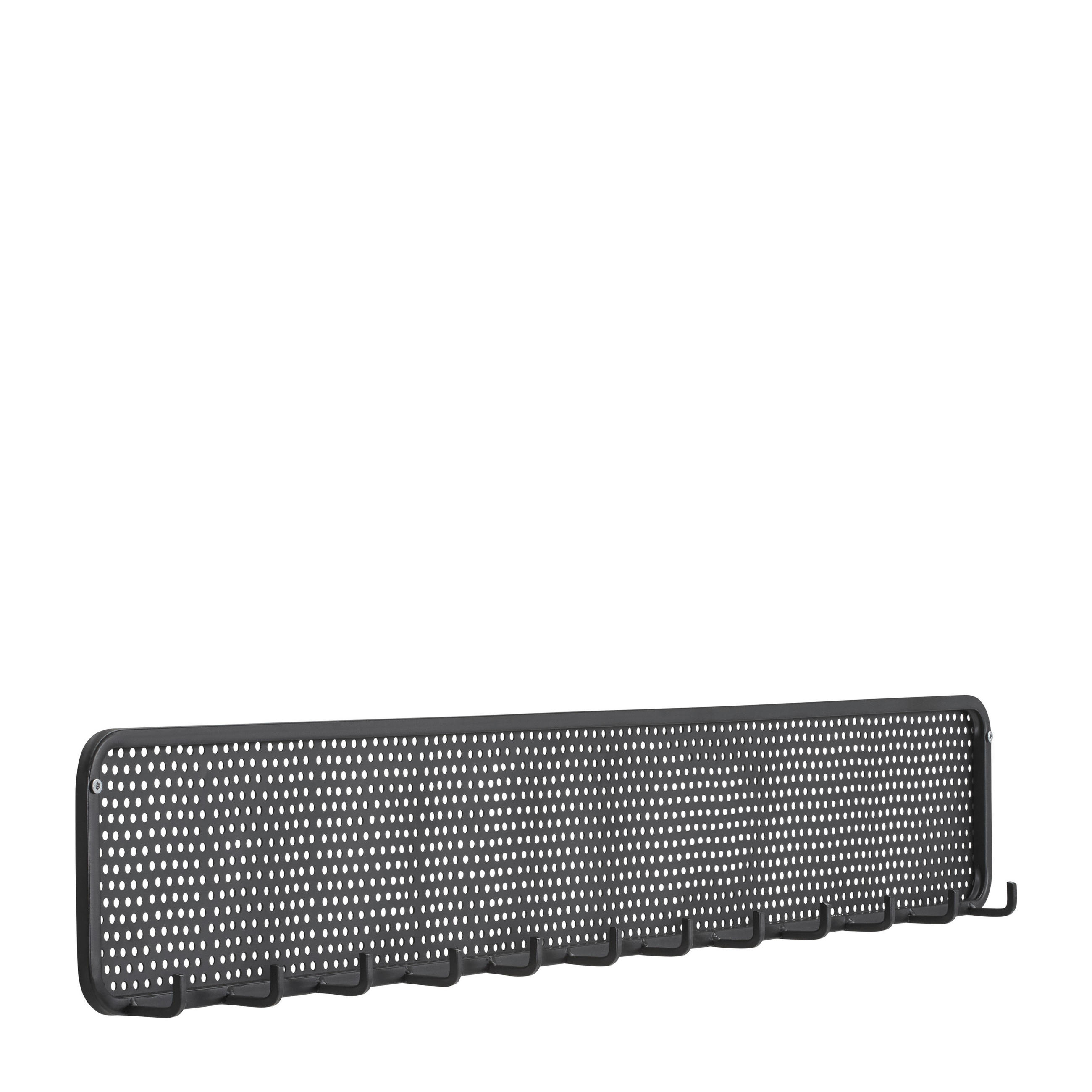 HAKENLEISTE  in Schwarz  - Schwarz, Design, Metall (100/15/4,5cm) - Landscape