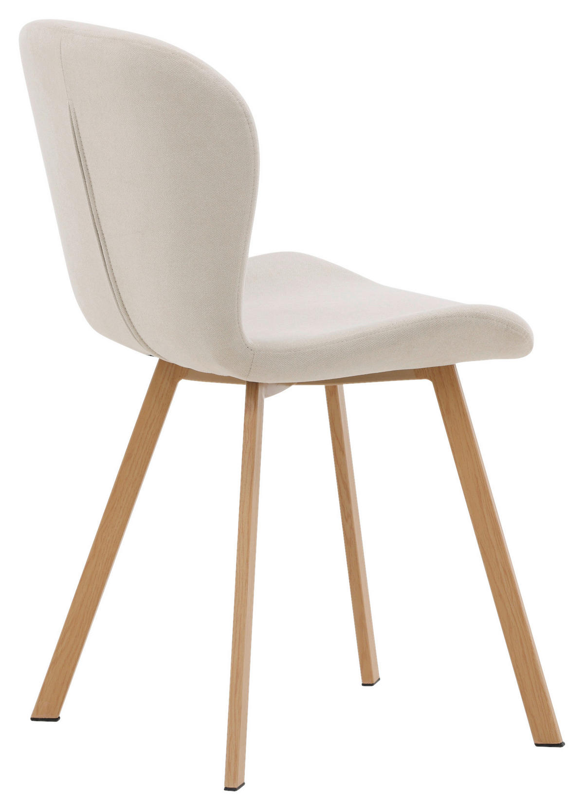 STOLSET 2 styck stål textilväv  - beige/ljusbrun, Design, metall/textil (48/80/50cm) - Livetastic