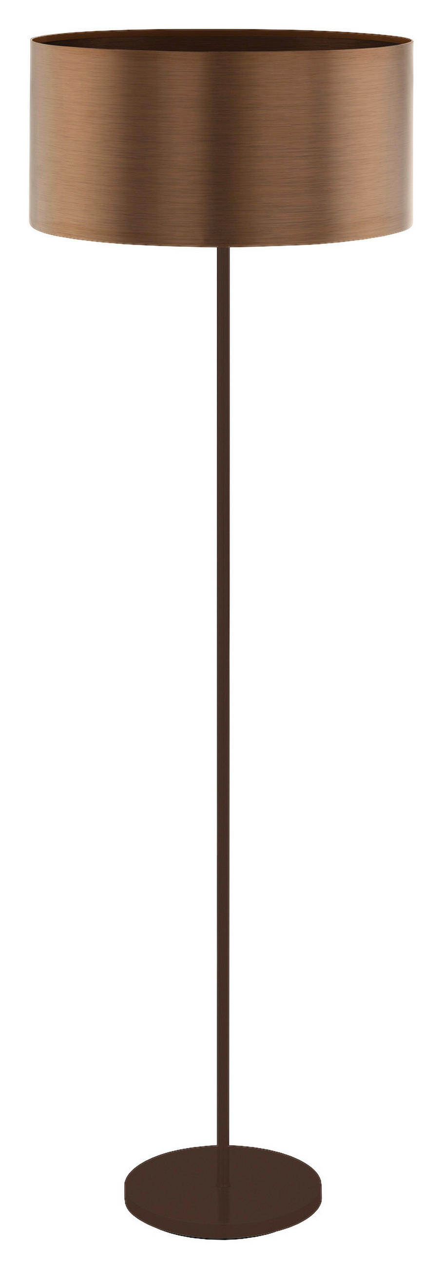 ÁLLÓLÁMPA - barna/rézszínű, Design, műanyag/fém (45/166.5cm)